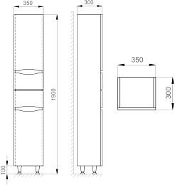 Ceruttispa Пенал Алессандрия 35 R с б/к – фотография-2